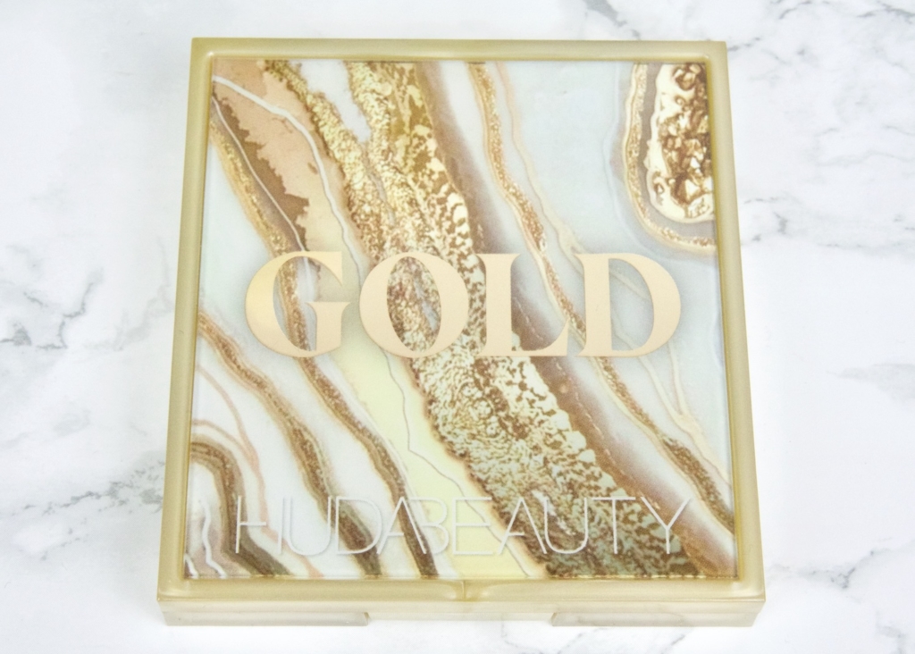 Huda Beauty Gold Obsessions palette dicht