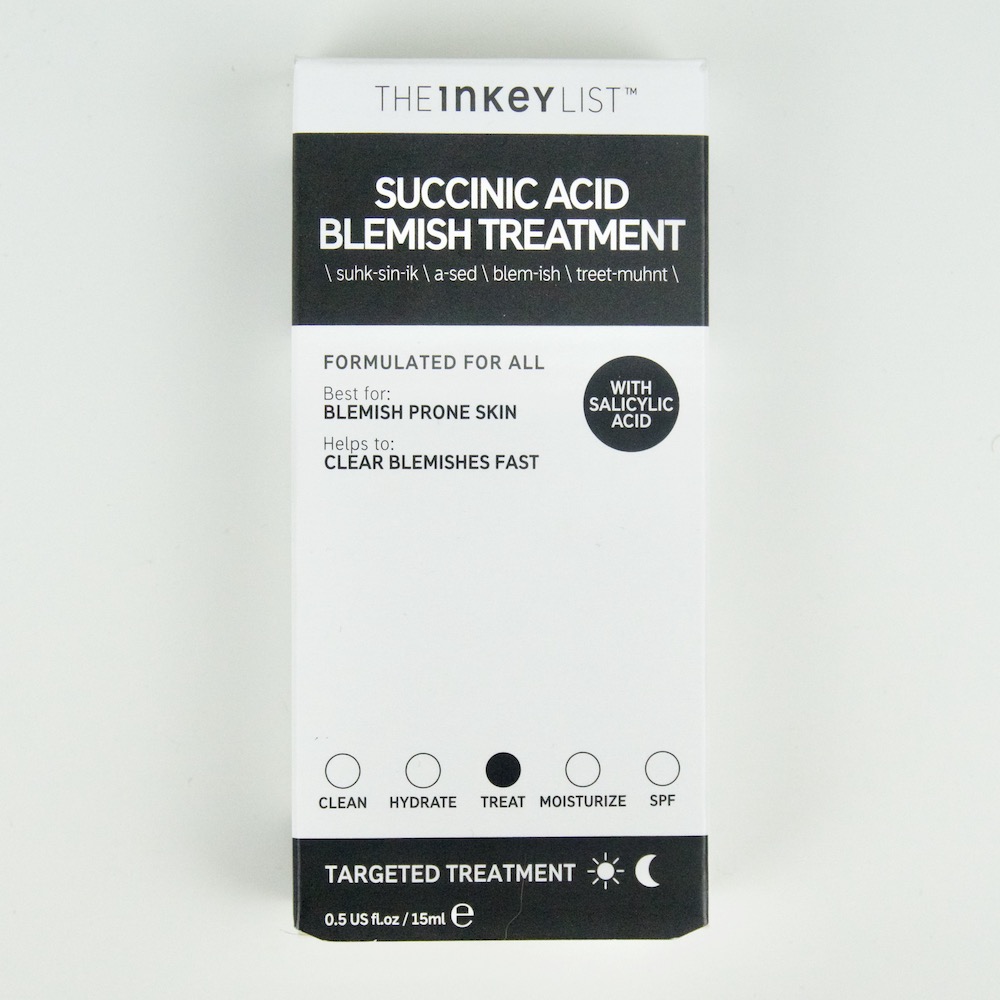 Review The Inkey List Succinic Acid Blemish Treatment