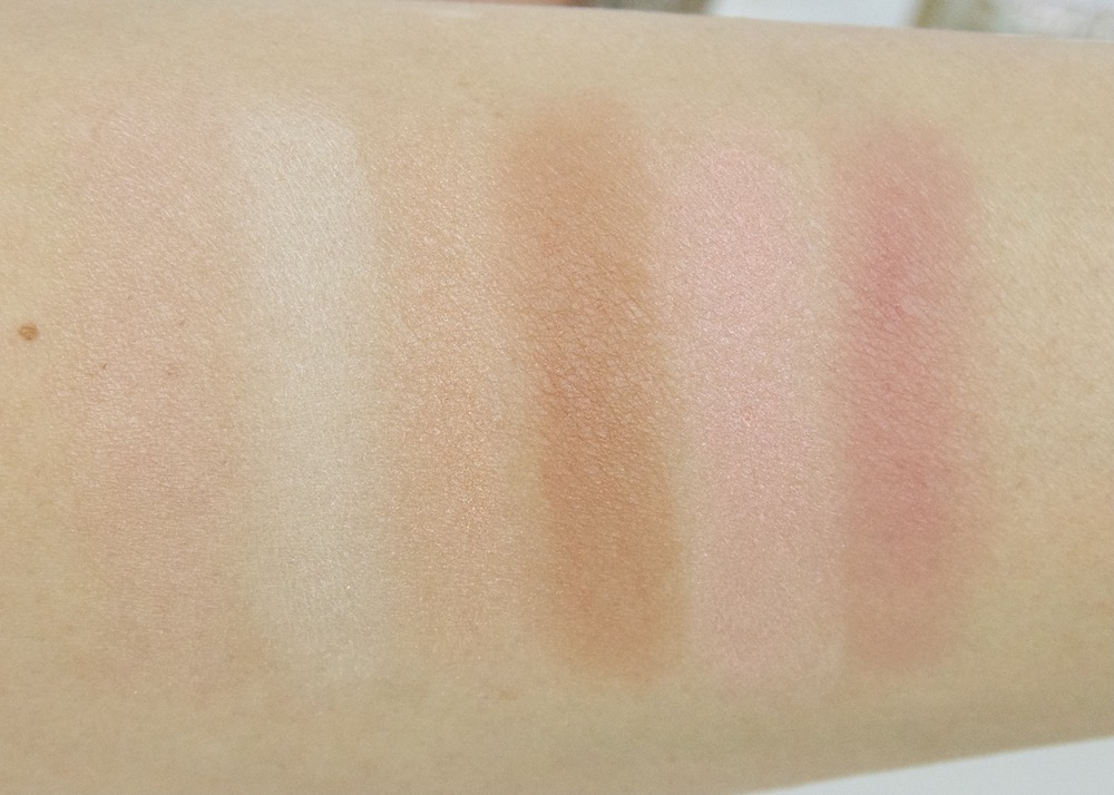 Hourglass Cosmetics Ambient Lighting Holiday Palette Edit Sculpture swatches