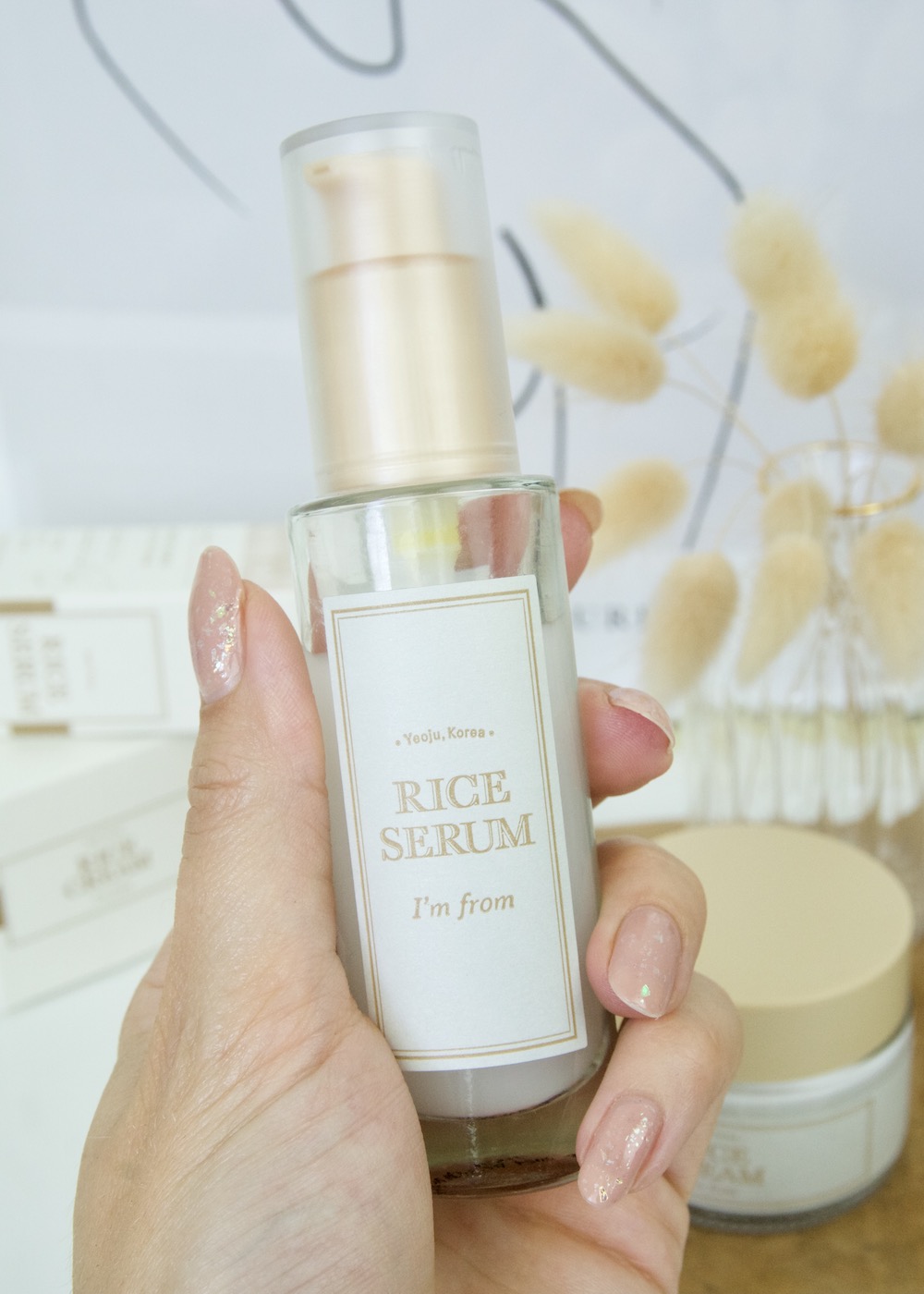 I'm From k-beauty skincare | Rice Serum & Rice Cream Review