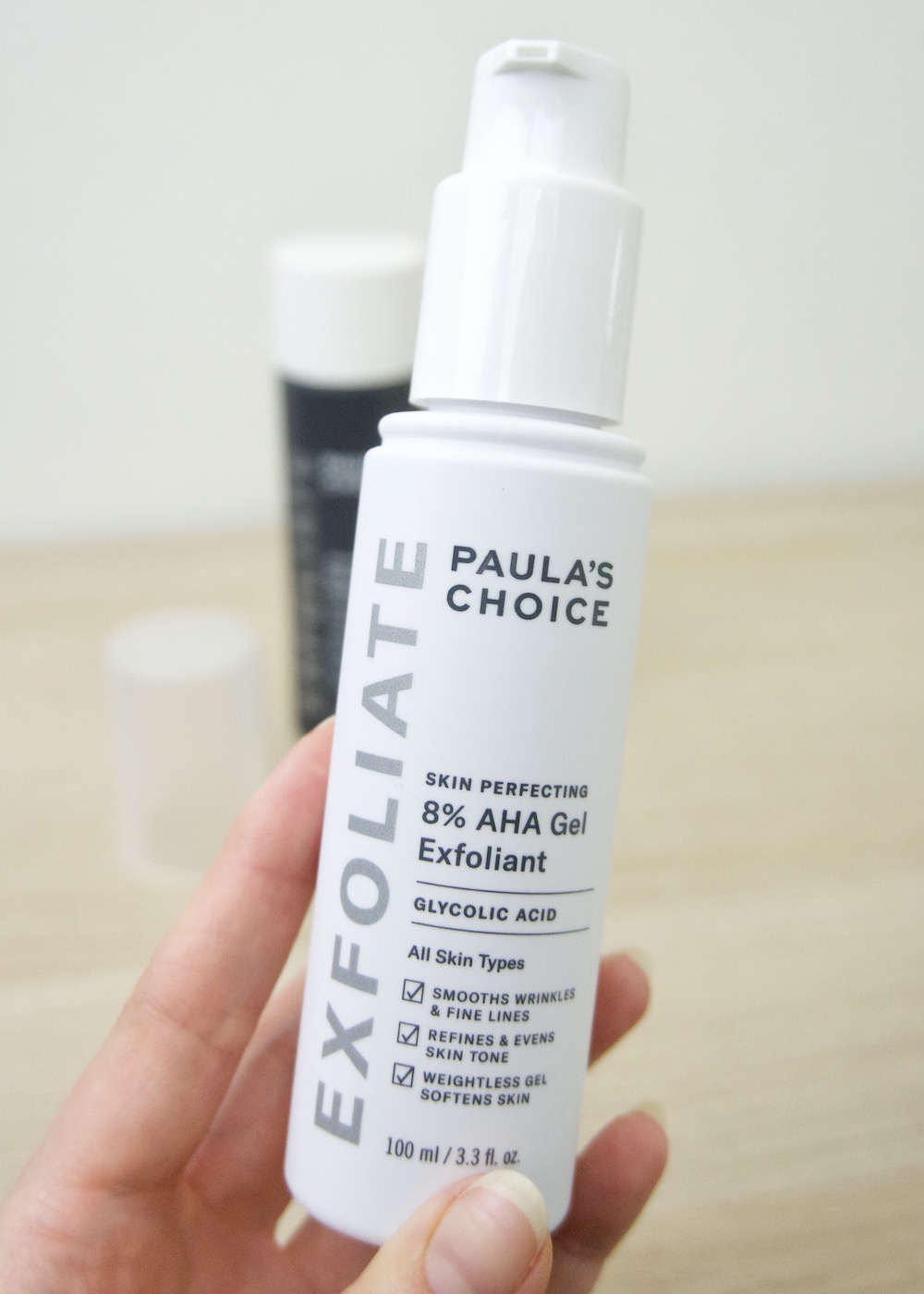 Paula's Choice Skin Perfecting Exfoliant Review | 8% AHA Gel Exfoliant & 2% BHA Liquid Exfoliant