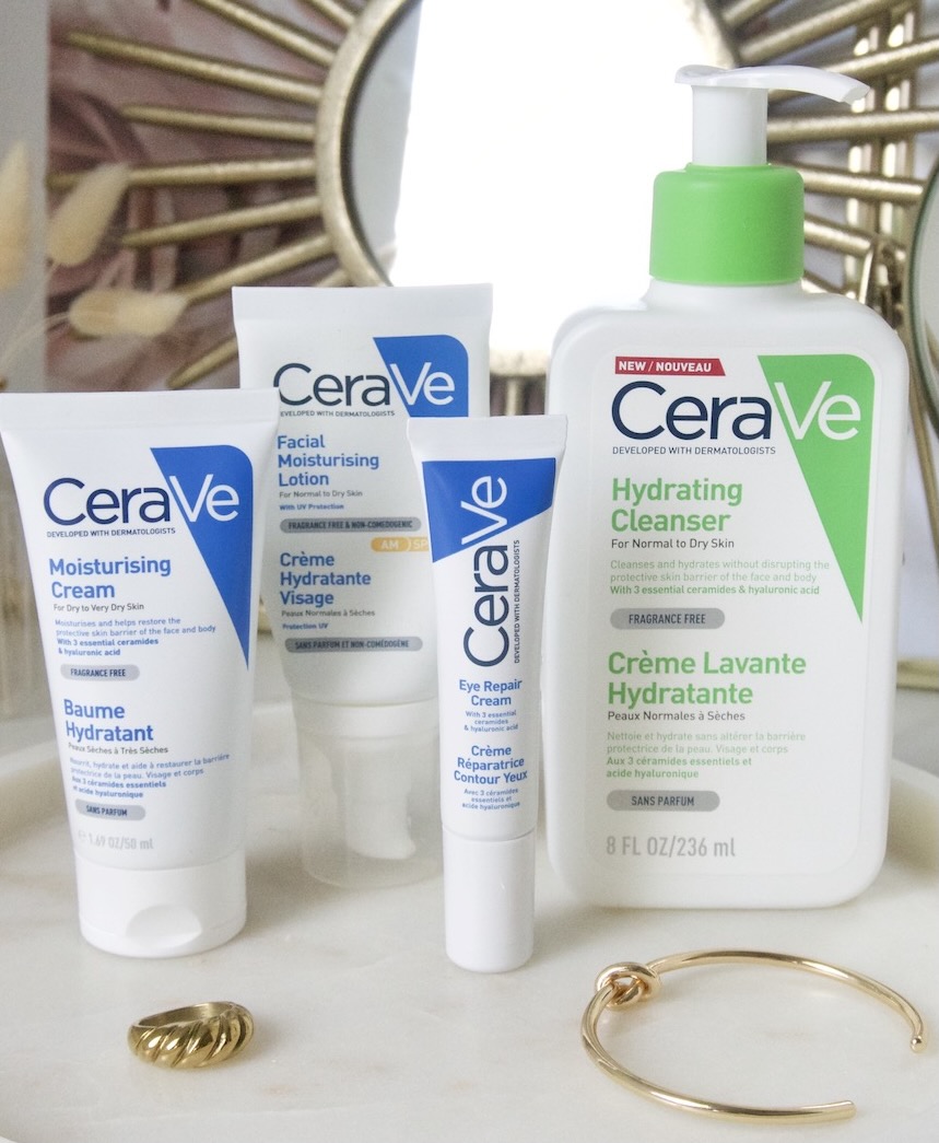 CeraVe productfoto Hydrating Cleanser, Eye Repair Cream & Moisturizing Lotions (SPF)